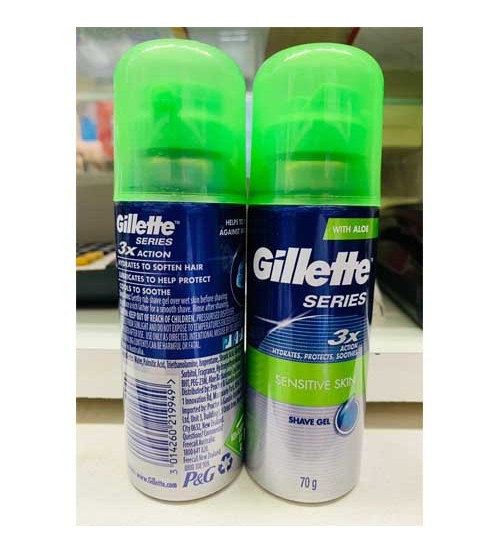 Gillette Series Shave Gel Sensitive Skin 70g